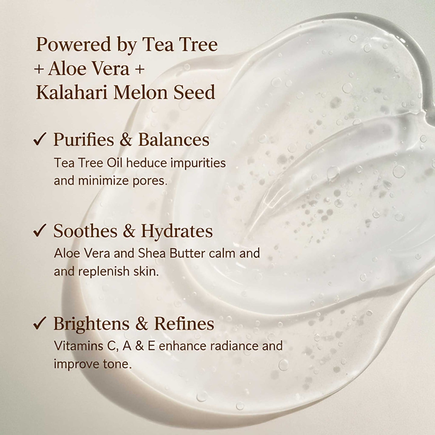 Detox Gel jetzt mit Kalahari Melonenkernöl