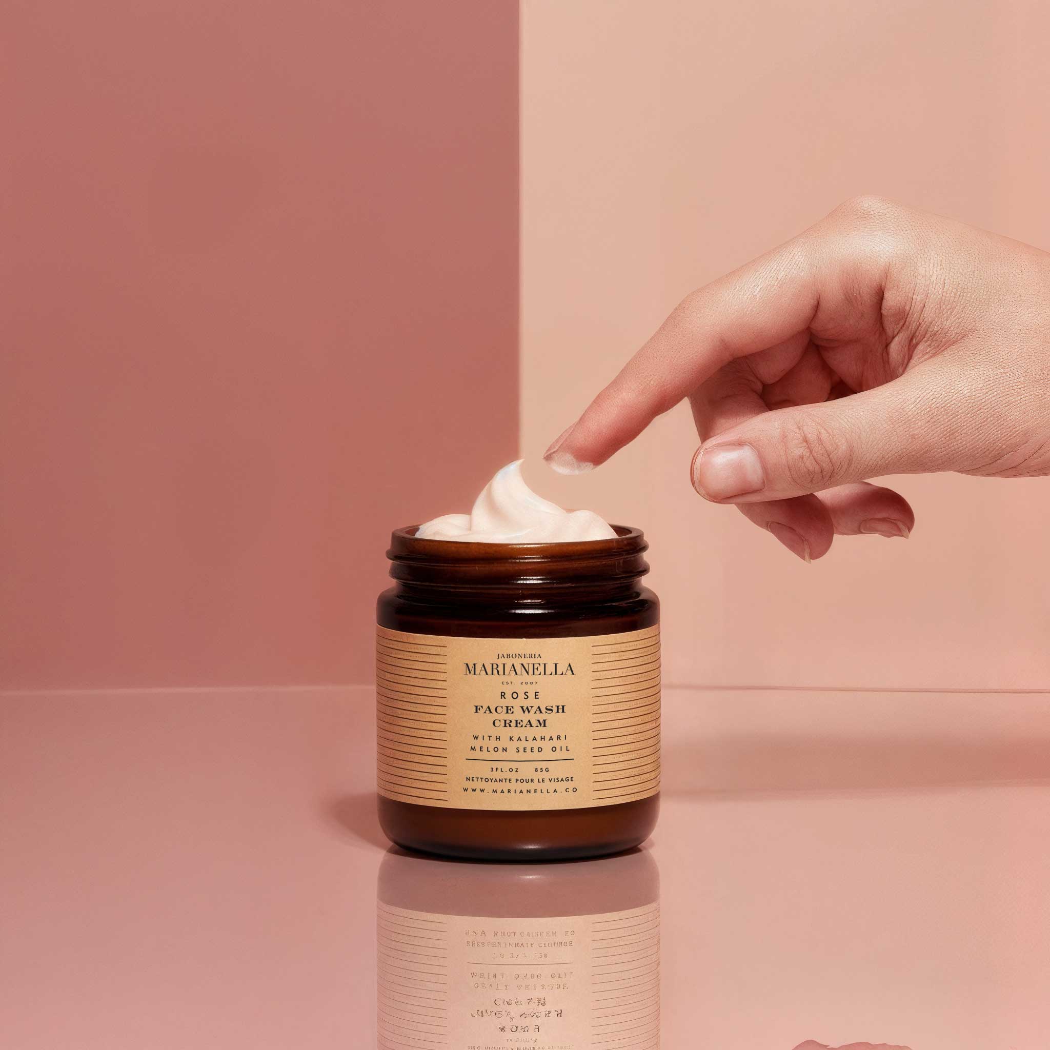 Rose Face Wash Cream