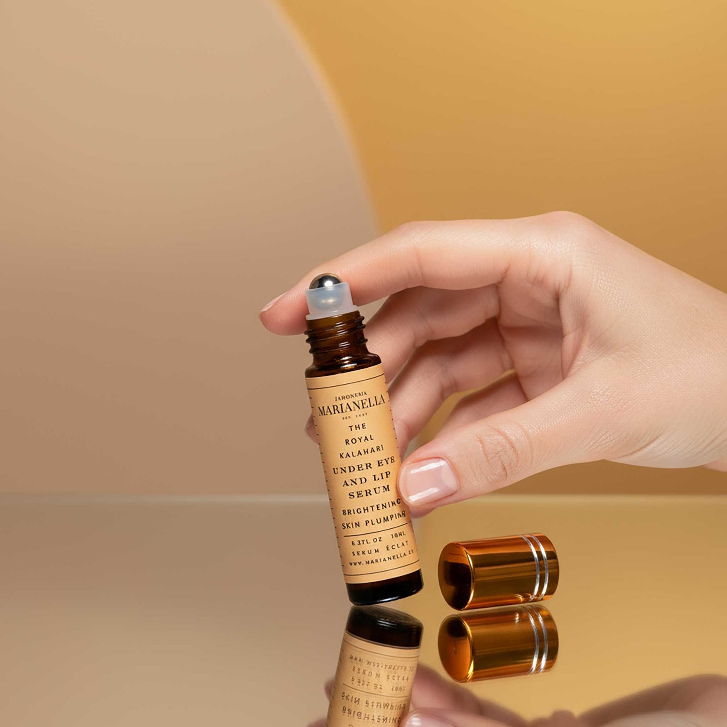 Aceite para rodillo de suero debajo de ojos y labios The Royal Kalahari