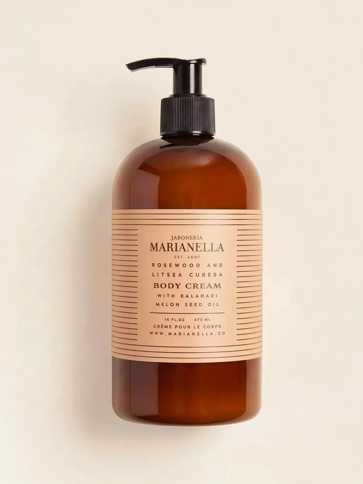Rejuvenating Body Cream with Kalahari Oil -16 fl. oz. · Rosewood and Litsea Cubeba