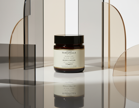 Hawaiian Black Lava Body Caviar Körperpeeling mit Holzkohle