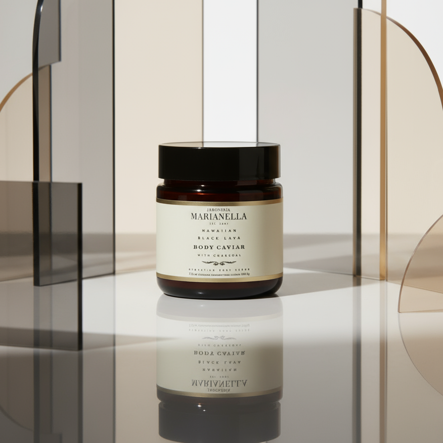 Hawaiian Black Lava Body Caviar Body Scrub with Charcoal