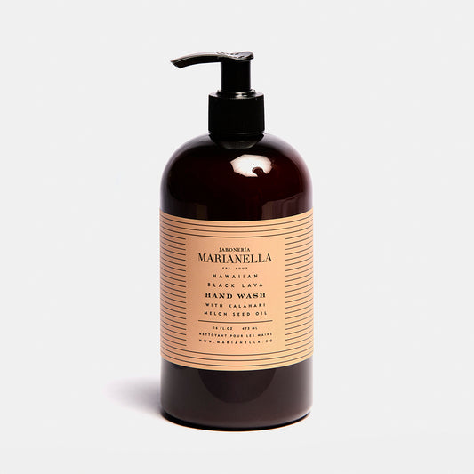 Hawaiian Black Lava Hand Wash with Kalahari Melon Seed Oil 16 oz