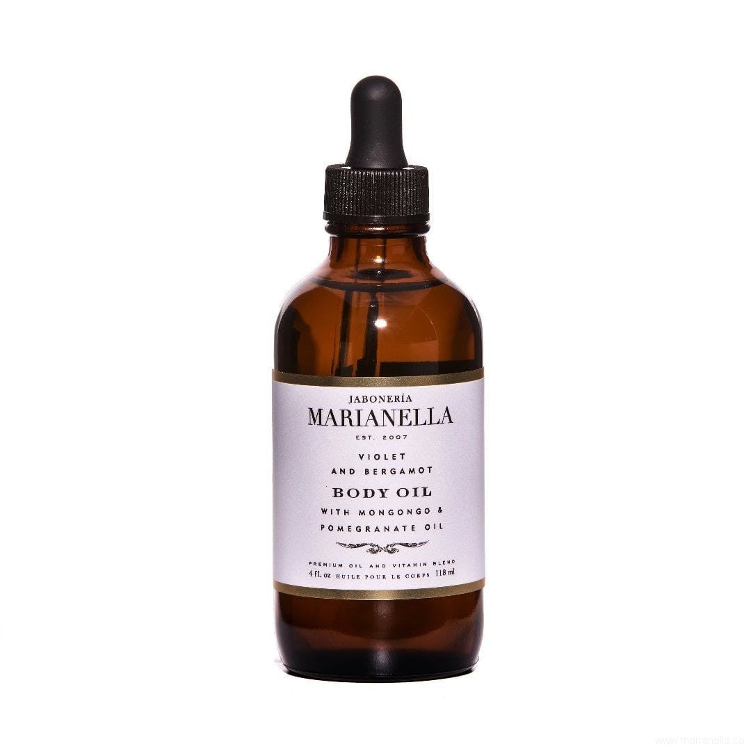 Violet and Bergamot  Imperial Jade Body Oil-Marianella