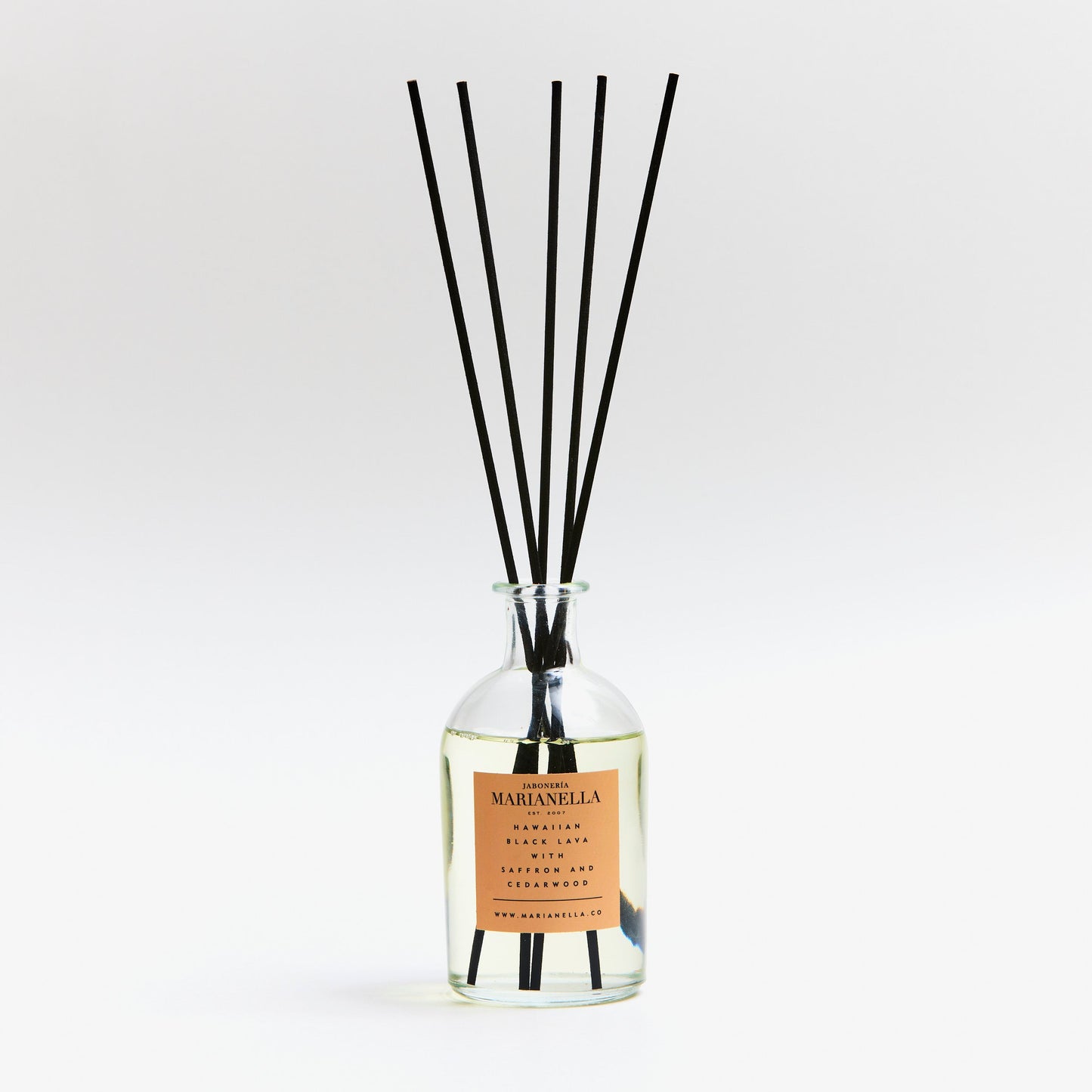 Jaboneria Marianella Reed Diffuser Hawaiian Black Lava Reed Diffuser