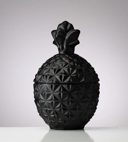 Limited Edition Hawaiian Black Lava Black Pineapple Candle VIP - Marianella