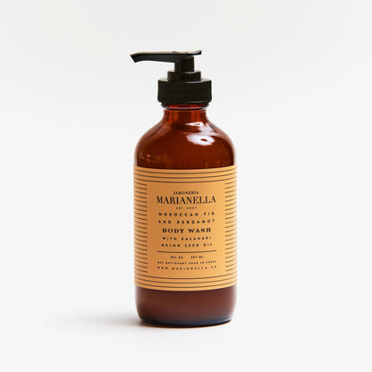 Moroccan Fig and Bergamot Body Wash with Kalahari Melon Seed Oil - Marianella