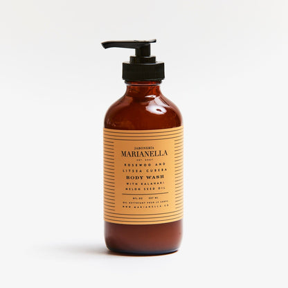 Rosewood and Litsea Cubeba Body Wash with Kalahari Melon Seed Oil - Marianella