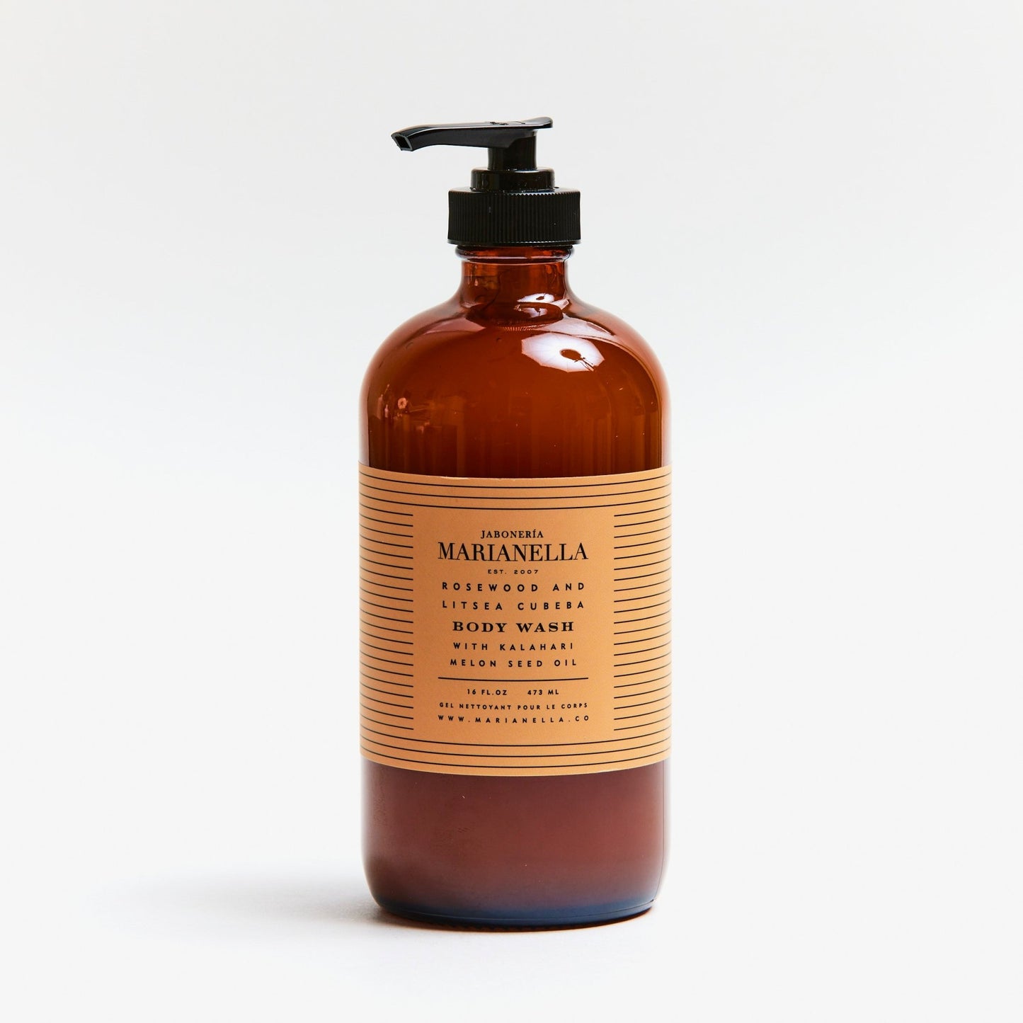 Rosewood and Litsea Cubeba Body Wash with Kalahari Melon Seed Oil - Marianella