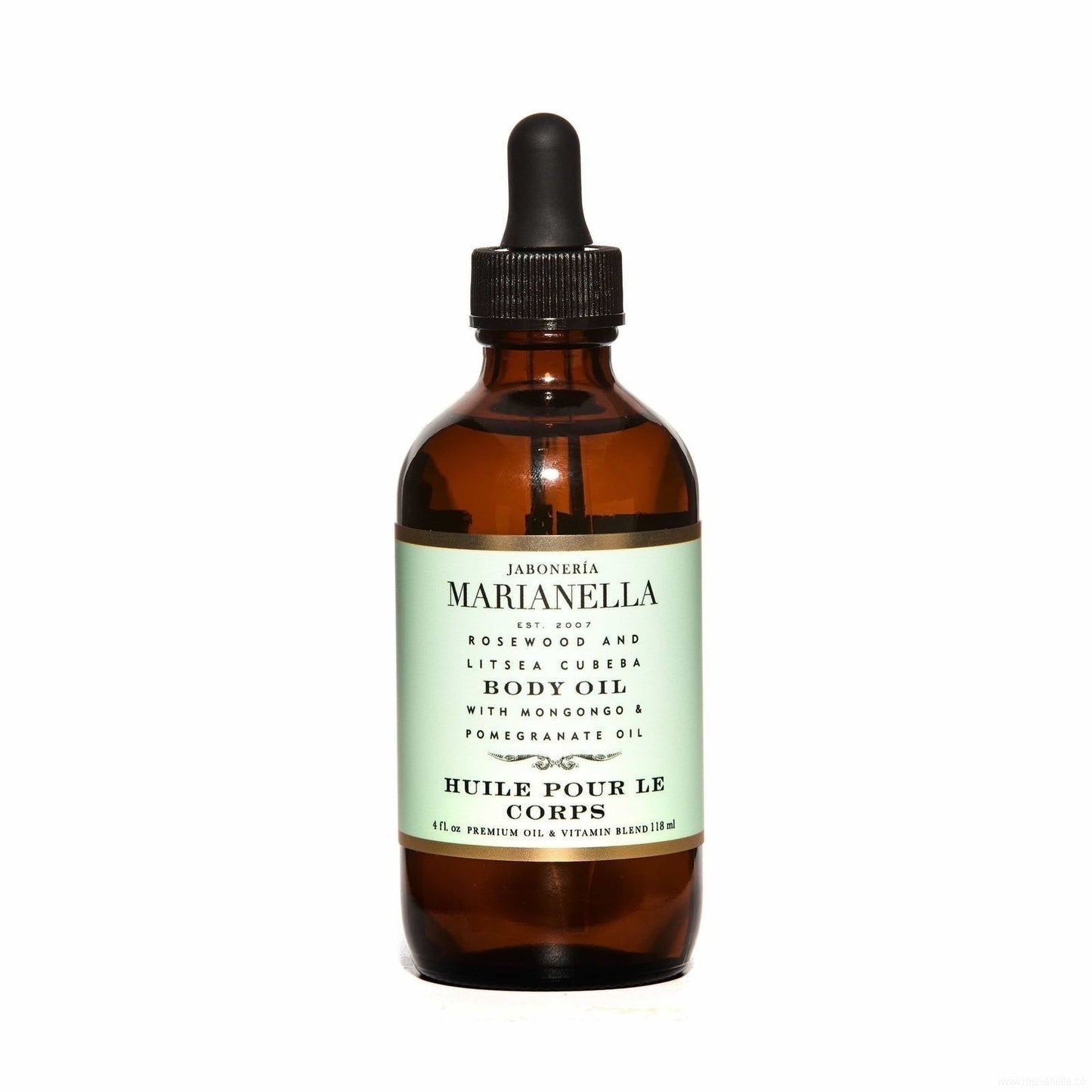 Rosewood and Litsea Cubeba Imperial Jade Body Oil - Marianella