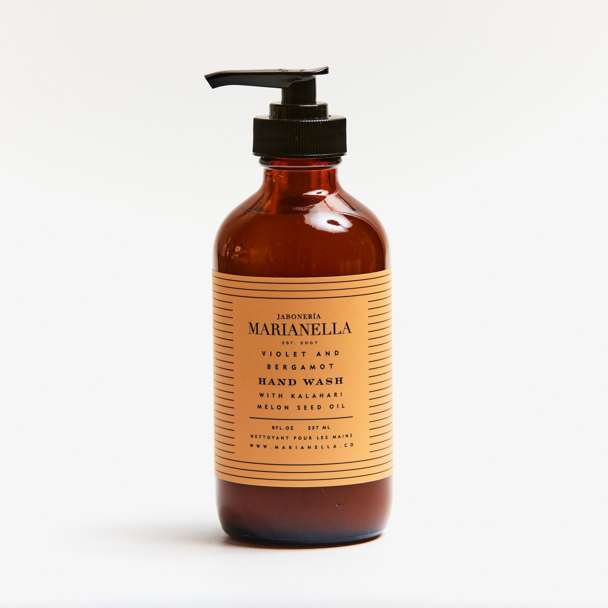 Violet and Bergamot Hand Wash with Kalahari Melon Seed Oil - Marianella